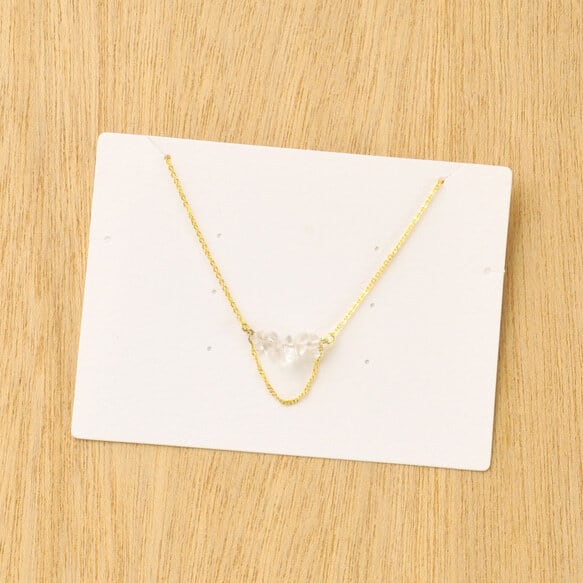 アクセサリー台紙 LL横長 ネックレス ブレスレット ピアス用 90×67mm