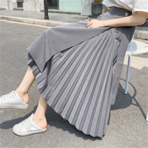 【送料無料】 スカート 3色 ロングスカート マキシスカート ロング ロング丈 ミモレ丈 アンクル丈 フレア Aライン プリーツ シンプル ハイウエスト 重ね着風 レイヤード かわいい 大人可愛い きれいめ カジュアル 大人 上品 おしゃれ お洒落 こなれ感 コンサバ系 ラフ 抜け感 レディライク 無地 秋 誕生日会 30代 40代 レディース 女性用 ママ デート お出かけ お呼ばれ 休日 アウトドア お茶会 女子会 授業参観 着回し 普段使い オルチャン 韓国 プチプラ 着痩せ   インスタ映え