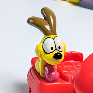 ☆ VINTAGE 1988 ☆【 McDonald's  ( マクドナルド ) 】1988年マクドナルドミールトイ 『 Garfield & Odie Riding on a Scooter（ガーフィールド オン スクーター&サイドカー オン オーディー）』〜スクーターに乗る呑気なあいつら(笑)〜 / ミールトイ / ハッピーミール 〚アメリカン雑貨 アメトイ〛