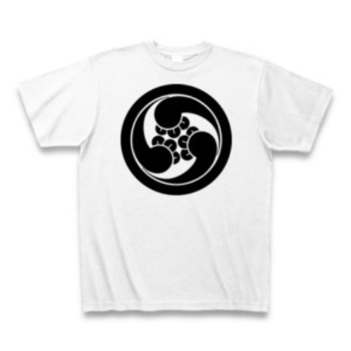 丸に右三つ丁子巴