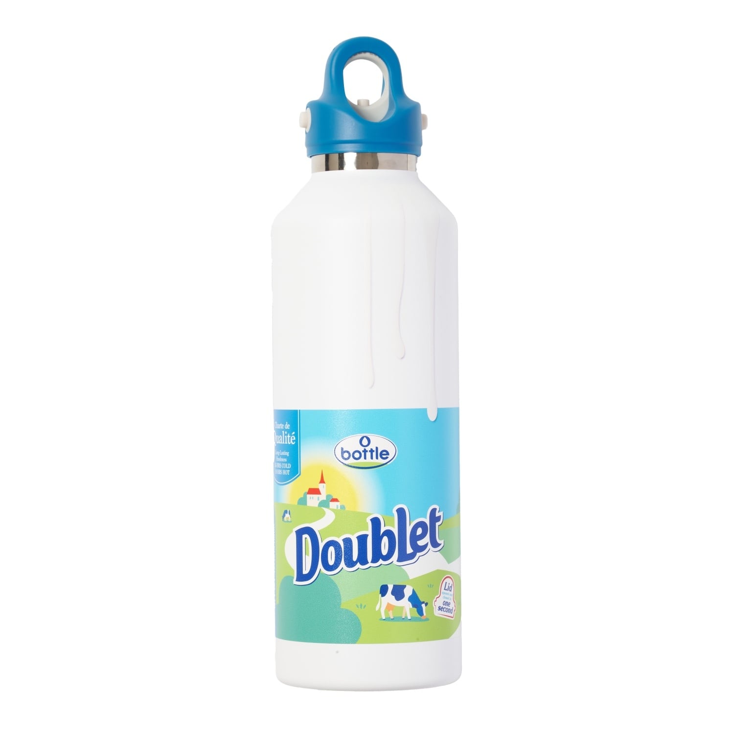 25AW】doublet SPRAY-CAN WATER BOTTLE/MEDIUM (BLUE) 25AW90AC34