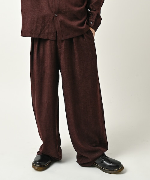 Revertical Suede-touch wide-leg pants (WIN) RV9377