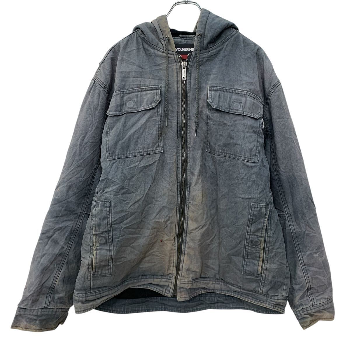 ROCK SMITH スタジャン L ブラック グレー ロックスミス ウール