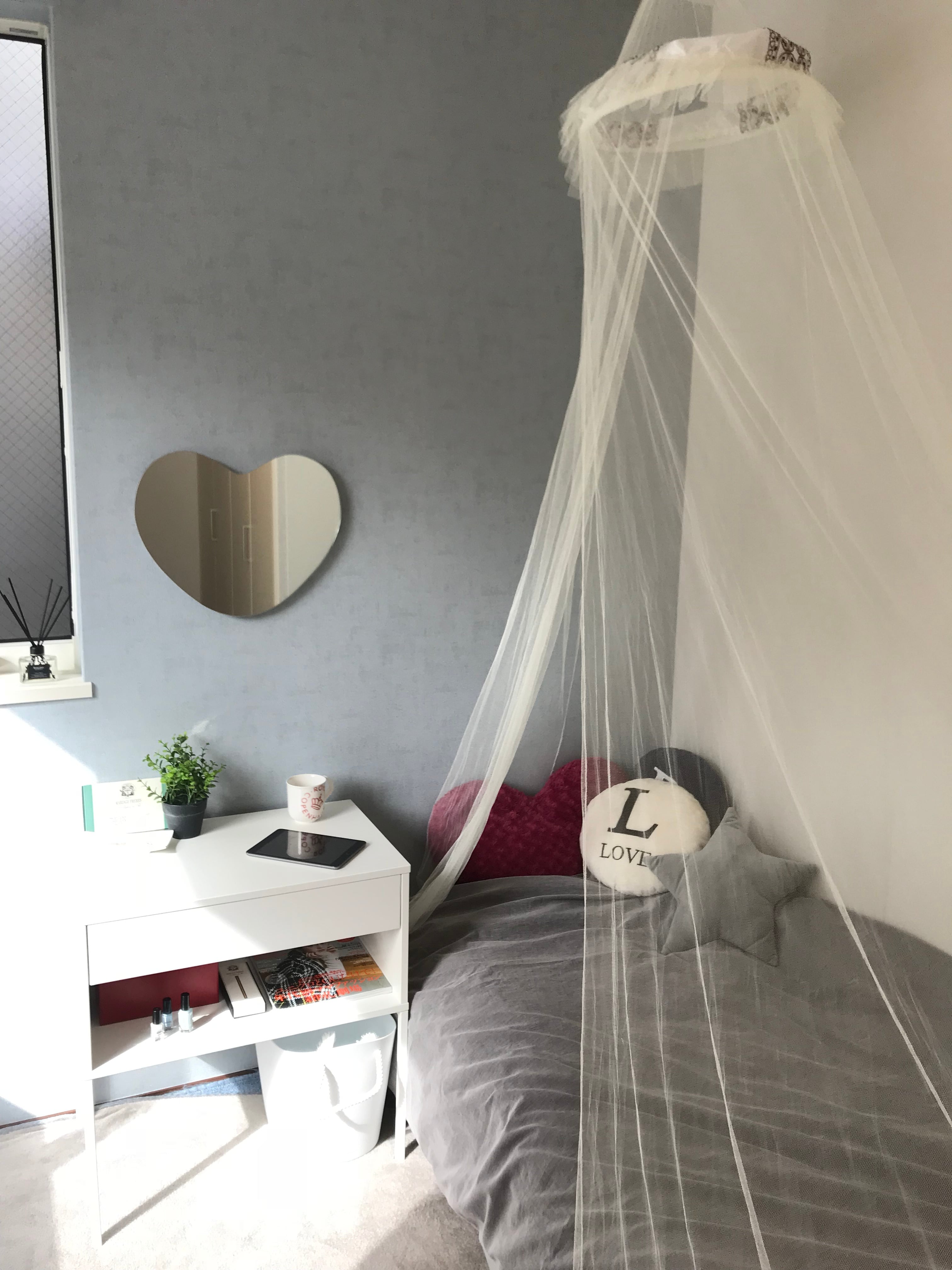 受注生産】ウォールミラー / ハートの鏡 | continueD