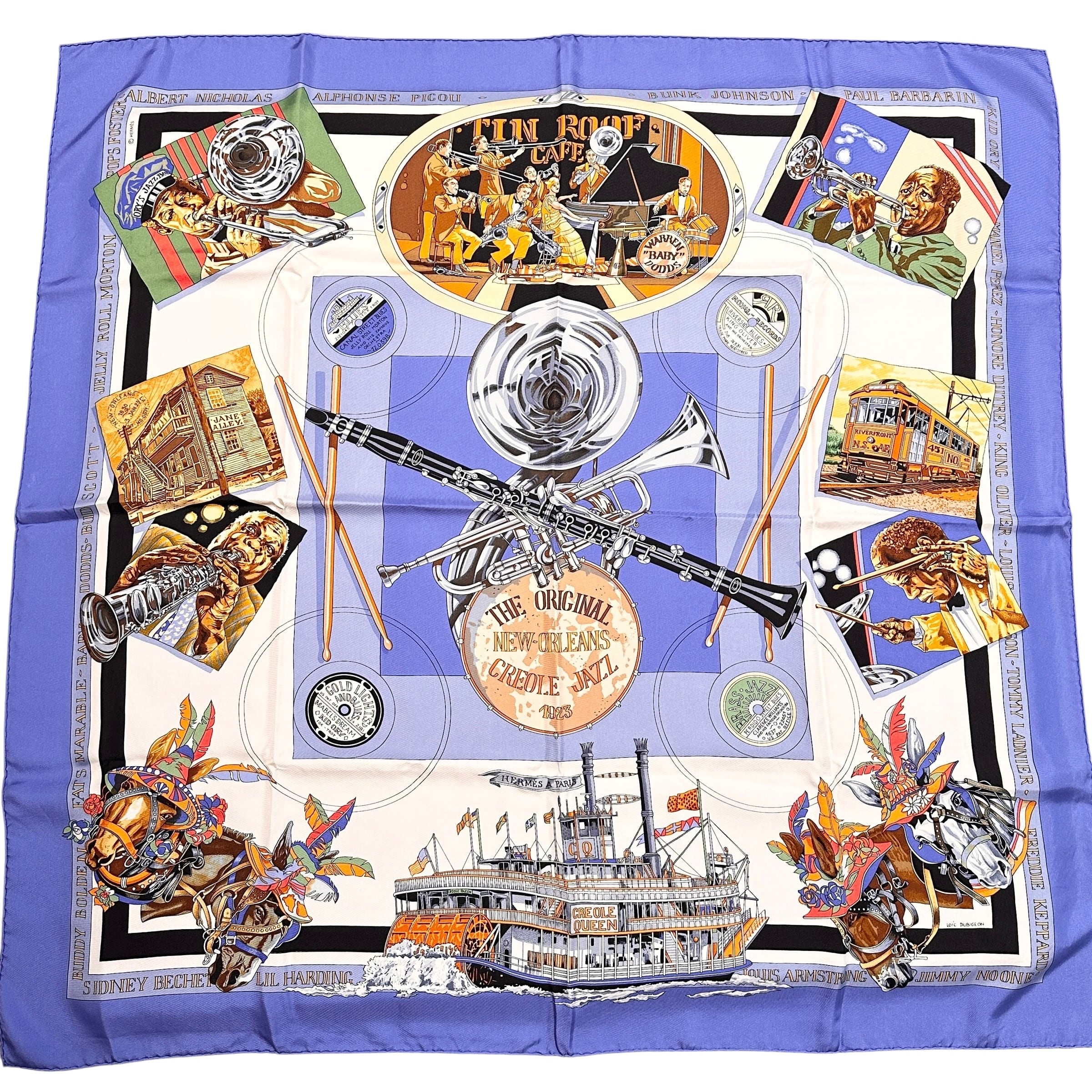 HERMES エルメス カレ90 スカーフ ニューオリンズ・クレオール・ジャズ 29408-202604