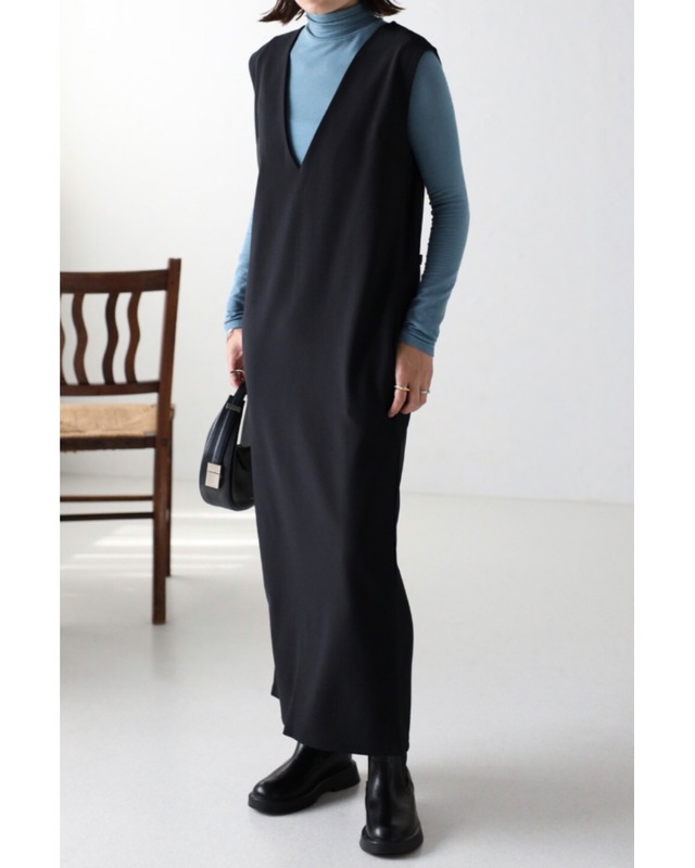 シアーハイネックニットプルオーバー