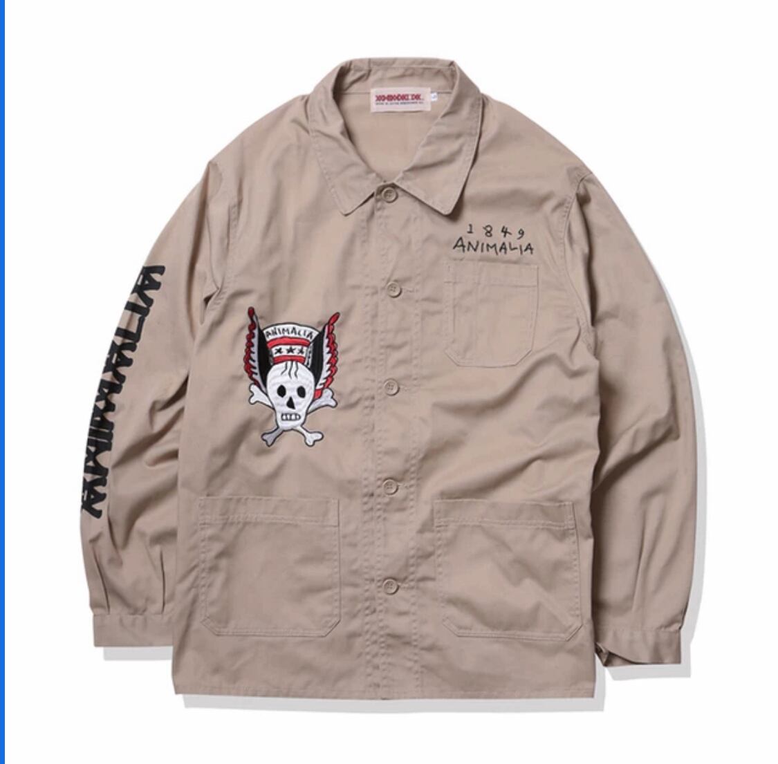 ANIMALIA】アニマリア “ SKUNKEY “ Coverall (BEIGE) カバーオール