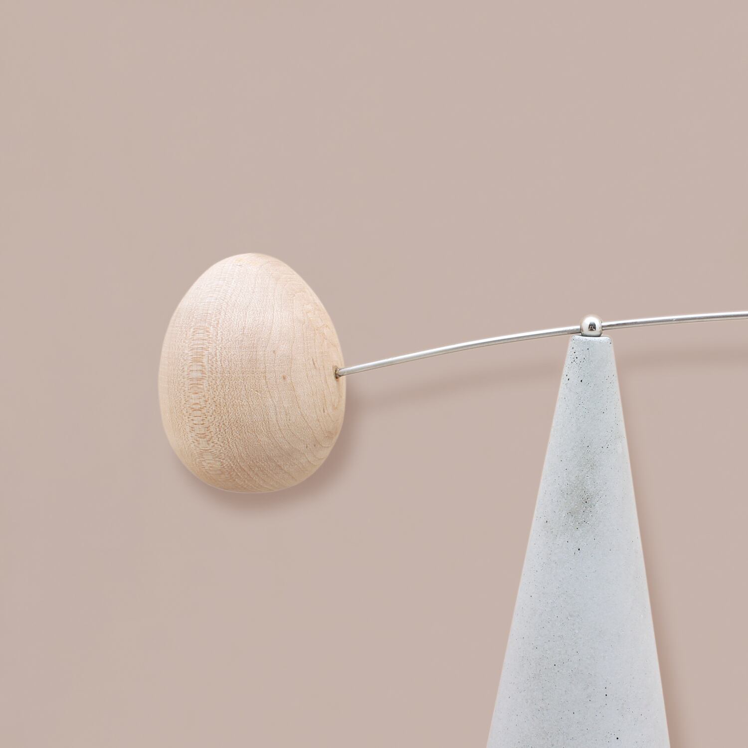 MUSUBU MI】置き型モビール (モルタル 木製 レザー) : JM20PM001 | jardinM