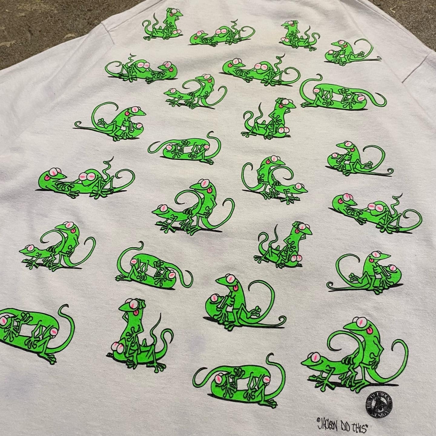 90s chameleon 四十八手 T-shirt | What