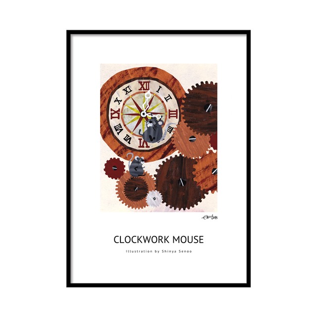 ポスター　A2サイズ(42cm×59.4cm)　『CLOCKWORK MOUSE』