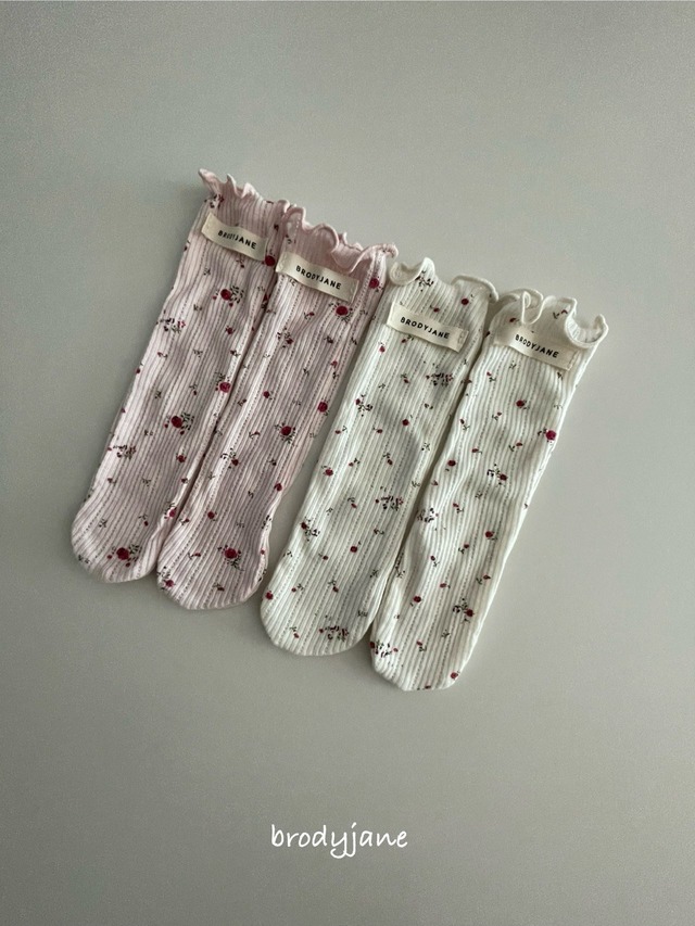 【取寄】brodyjane|flower eyelet frill socks|フラワーアイレットフリルソックス|FREE|baby|26 autumn