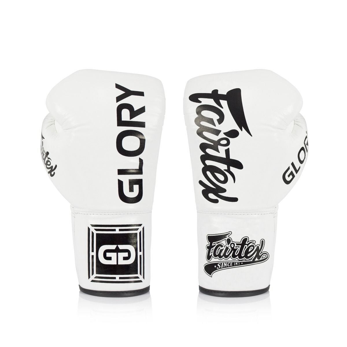 Fairtex BGLG1-Fairtex x Glory 16oz ホワイト ボクシンググローブ