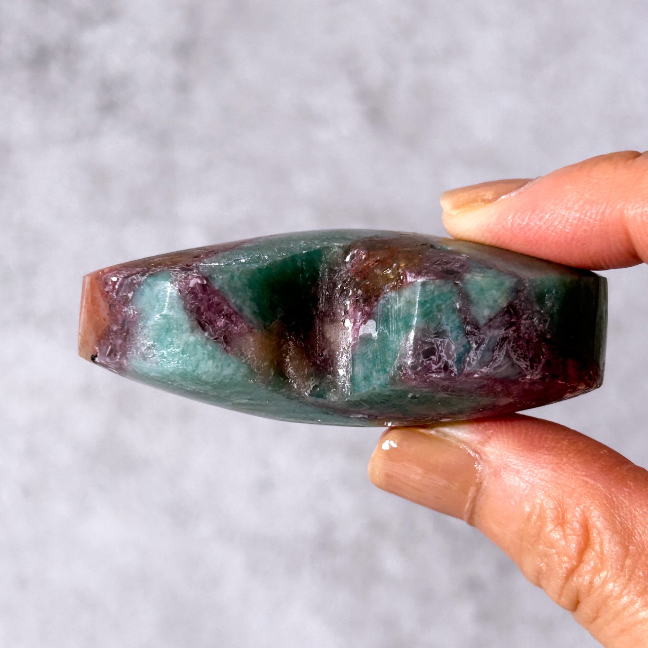 サンストーン・アマゾナイト・レピドライ ハート * 天然石