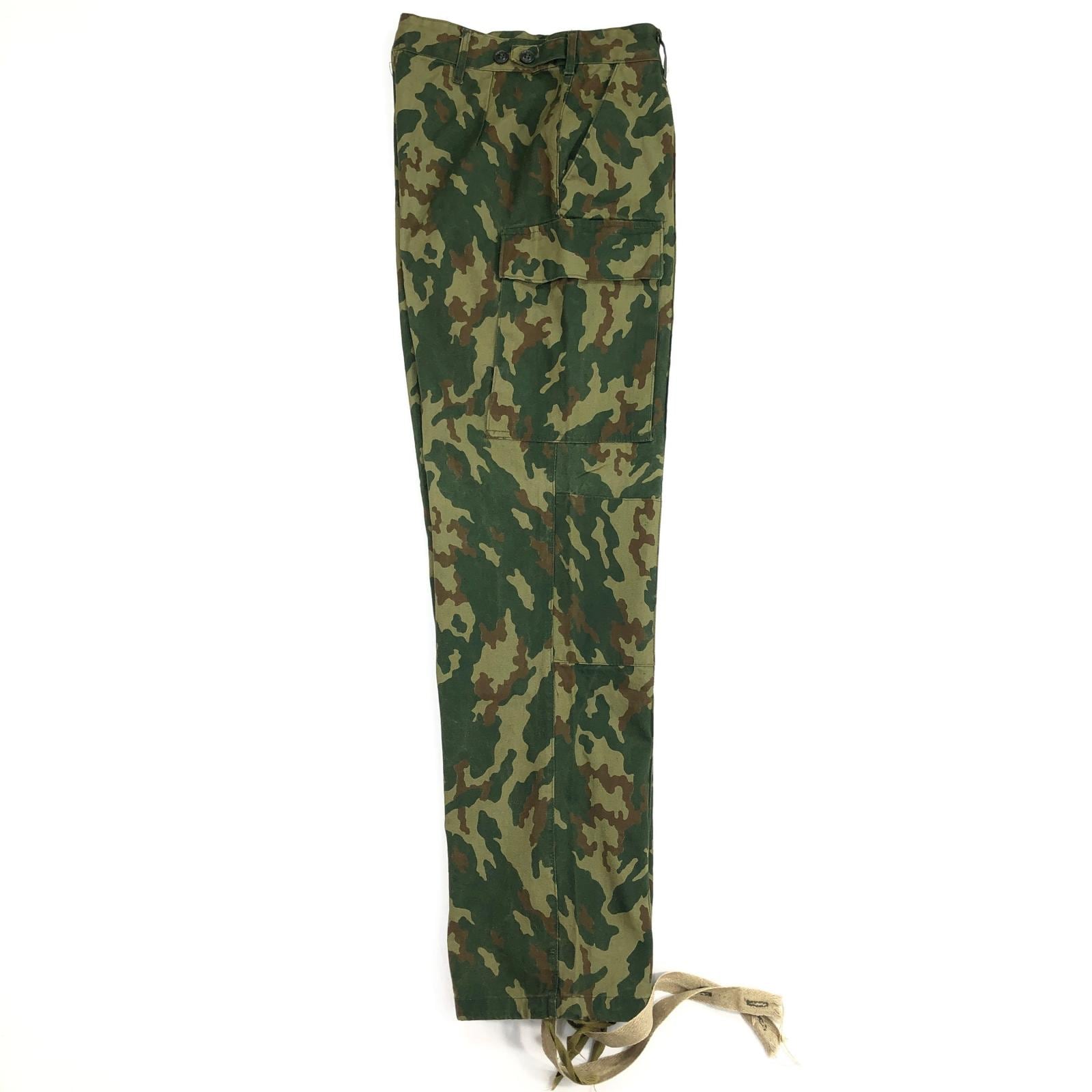 RUSSIAN ARMY ロシア軍（ソ連） FLORA CAMO CARGO PANTS 迷彩 カーゴ
