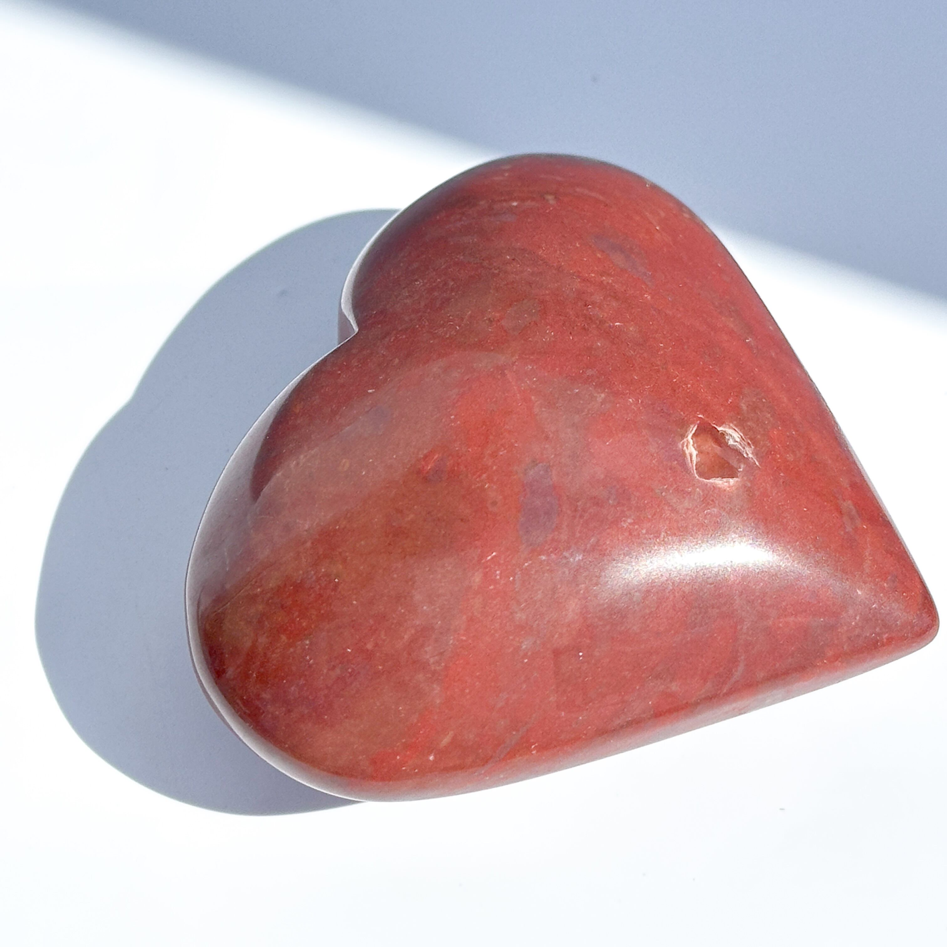 レッドジャスパー ハート31◇ Red Jasper ◇天然石・鉱物
