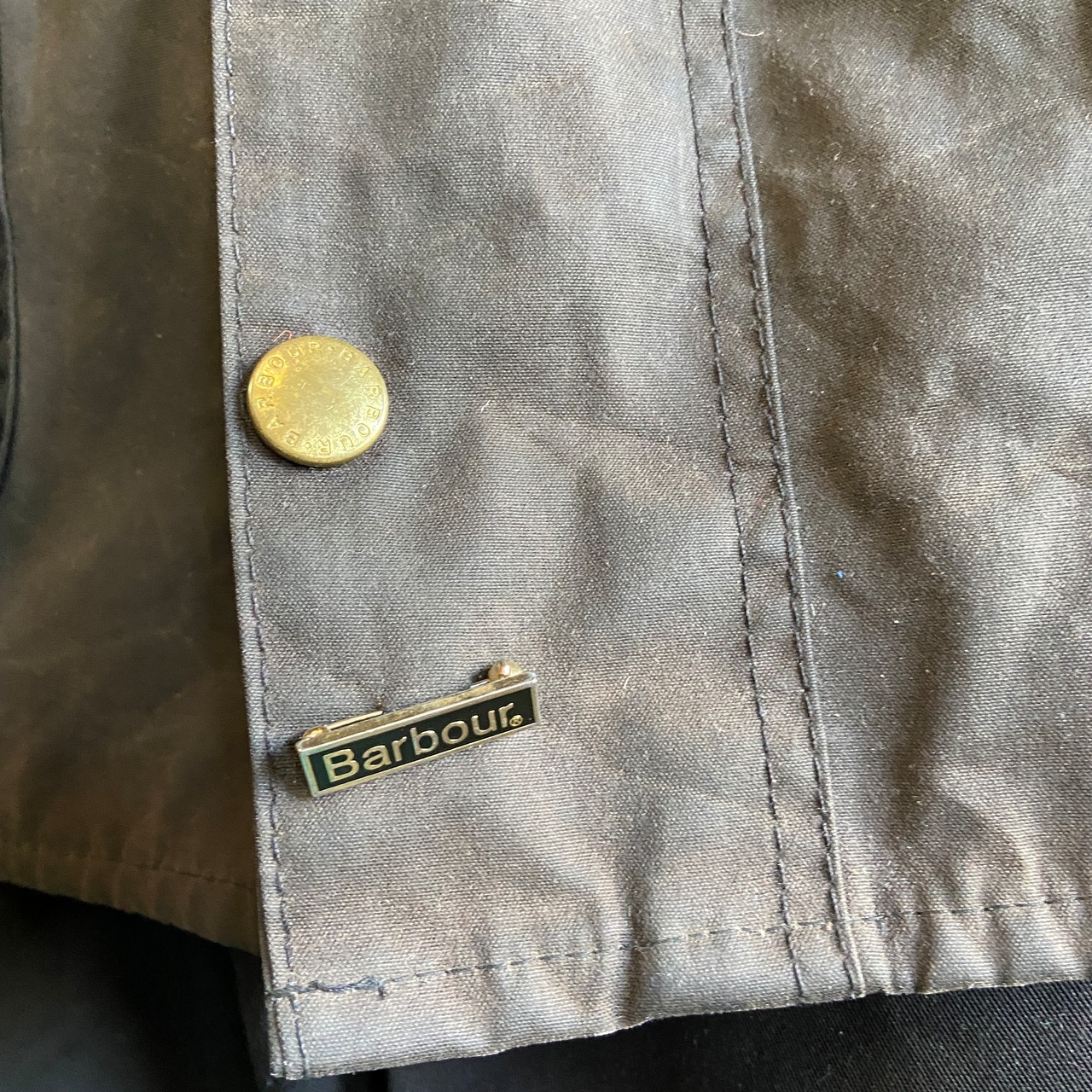 英国製 01年製 縦3ワラント Barbour バブアー インターナショナル 