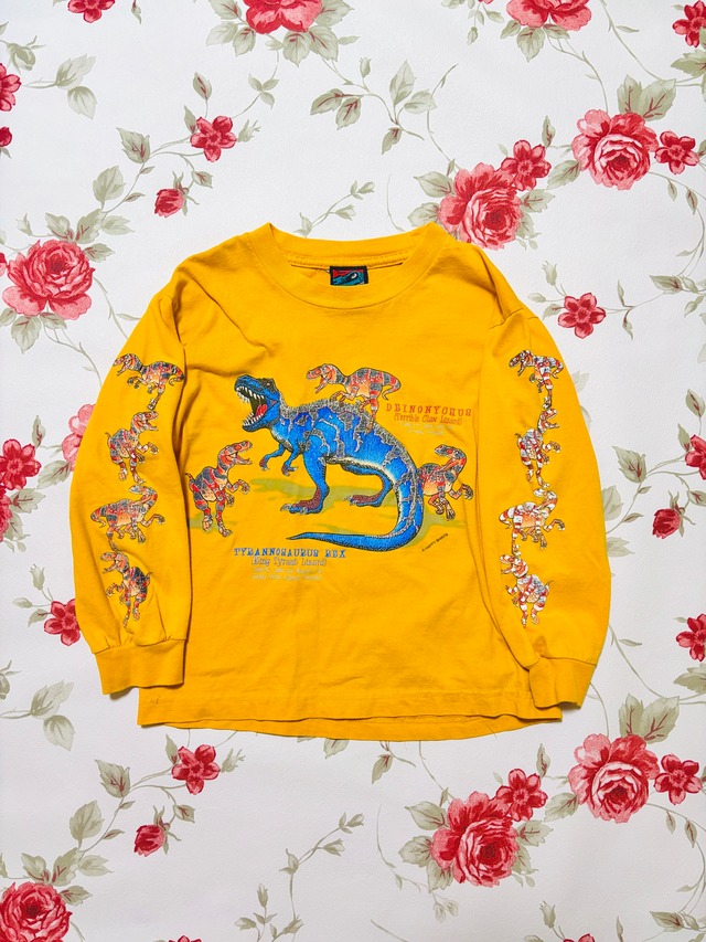 【kids vintage】 DINO PACK long sleeve T-sh.  about6y