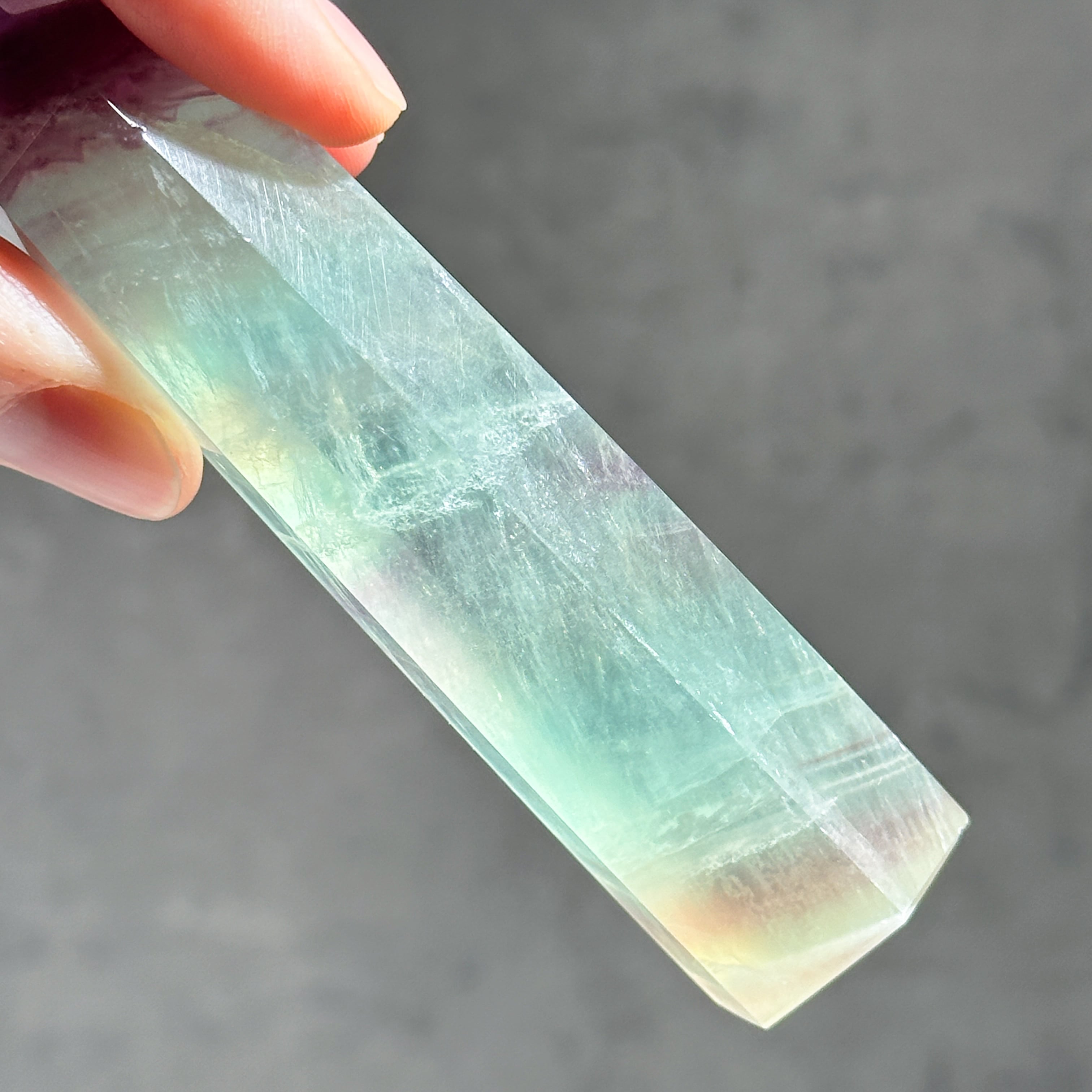 レインボーフローライト タワー13◇ Rainbow Fluorite ◇天然石・鉱物