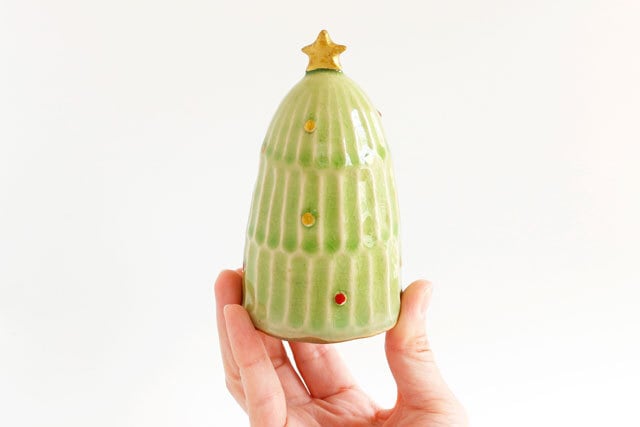 クリスマスツリー大 陶土 ニシクミ | うつわと暮らし｜M's homelife