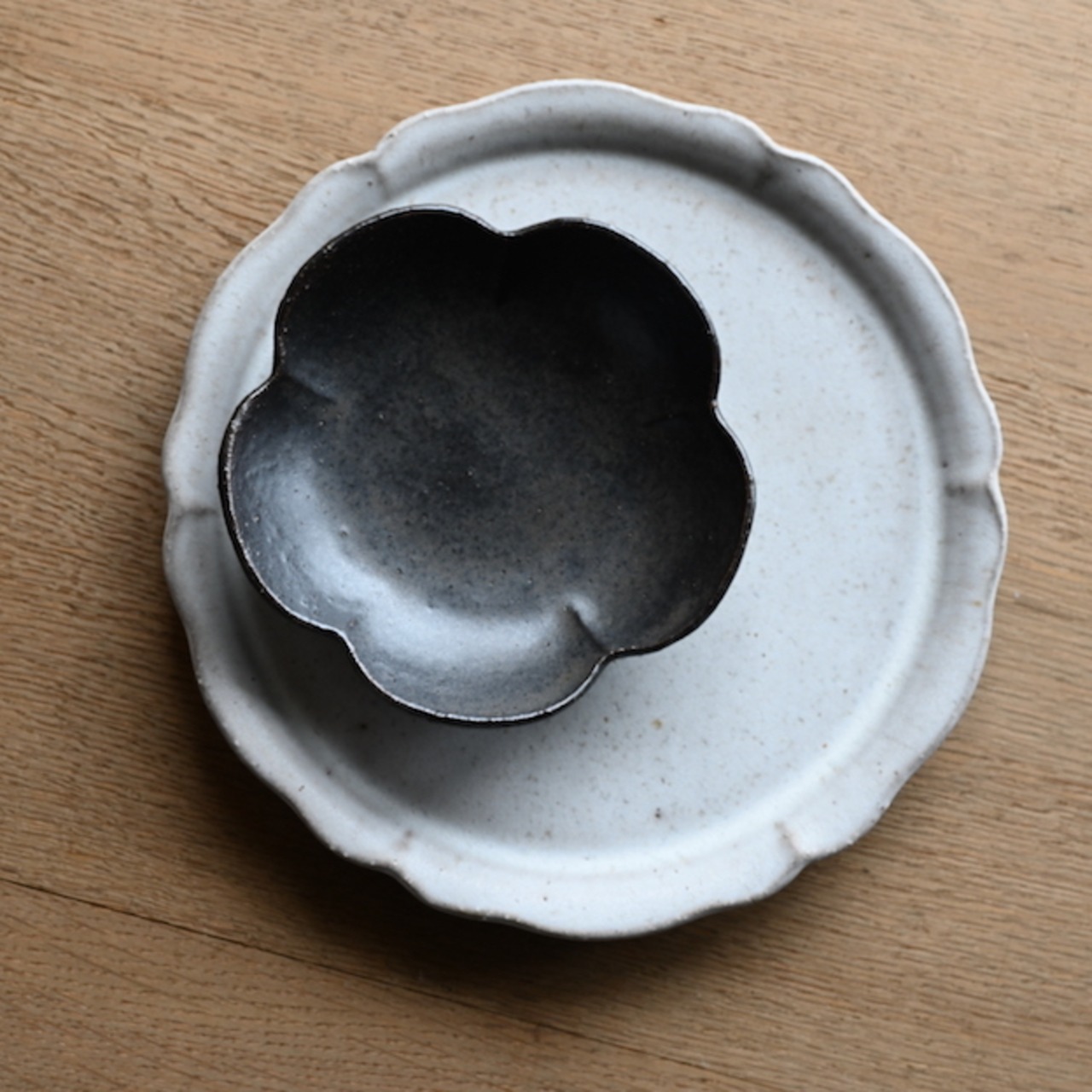 【1点のみ】たくまポタリー 小皿 梅 / 2104700000358