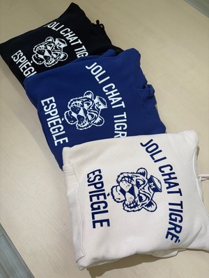 le vent souffle ロゴプリントフーディ　P33B