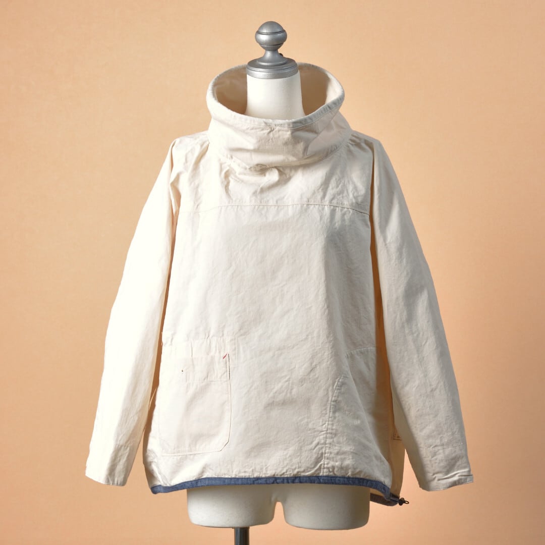 快晴堂 カイセイドウ HAYATE マリンデッキクルーヤッケ・アッシュアイボリー【送料無料】