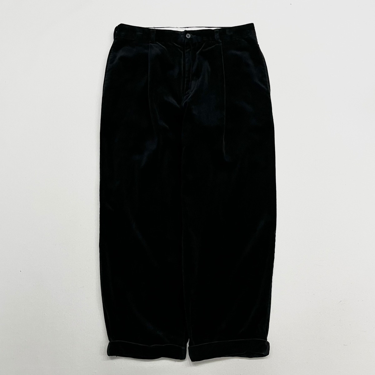 90s PERRY ELLIS Velour slacks High On Life used clothing