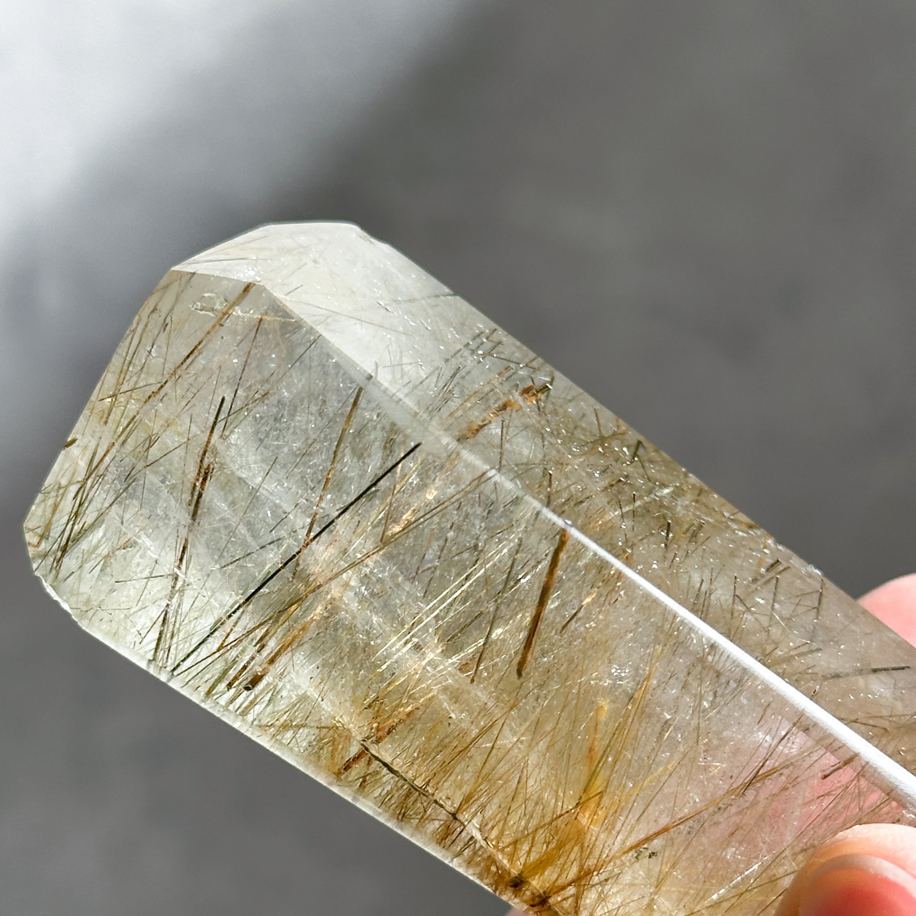 マルチルチルクォーツ タワー 01◇ Multi-Rutile Quartz ◇天然石