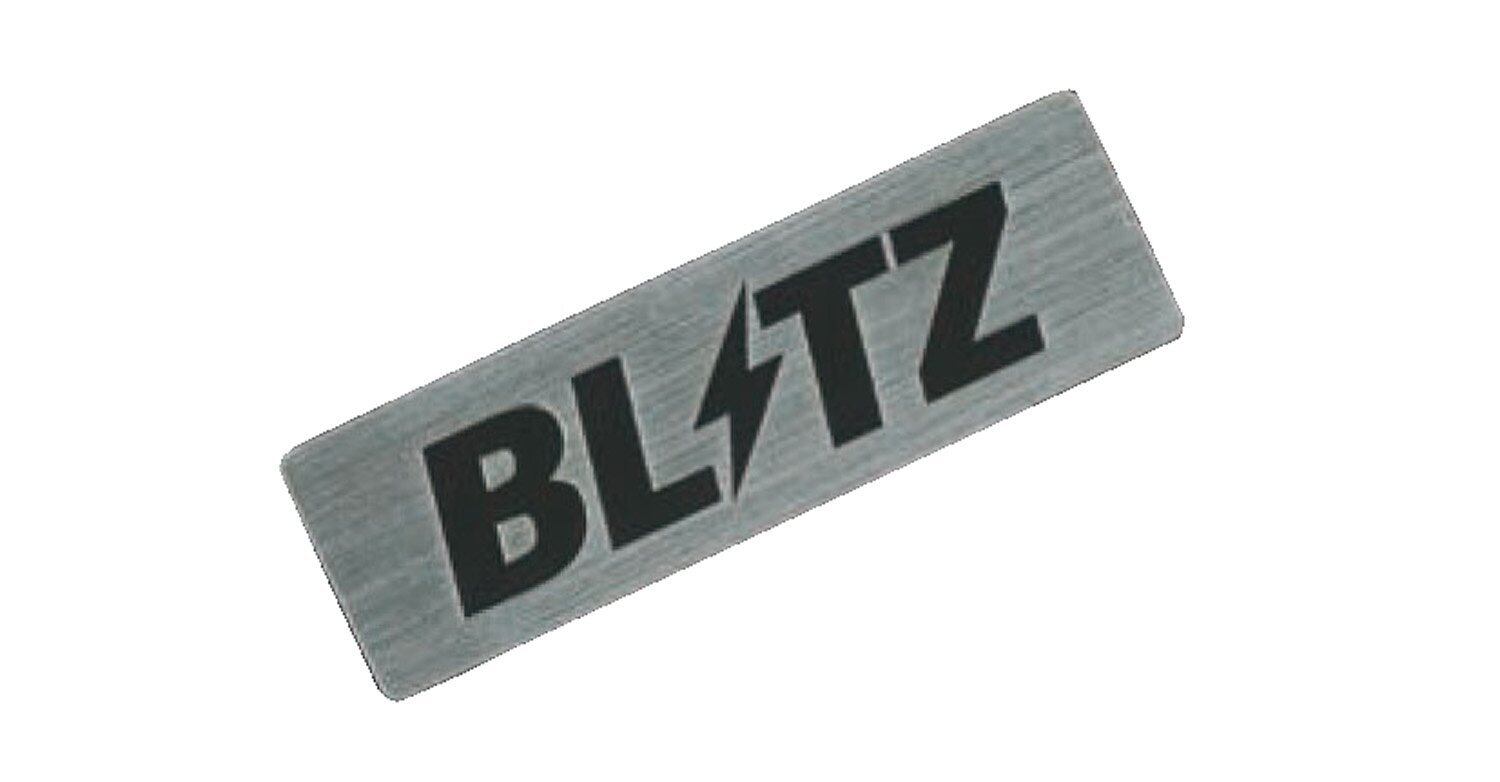 在庫セール】BLITZ(ブリッツ) アルミロゴプレート W:90mm 18933 | PAY ID