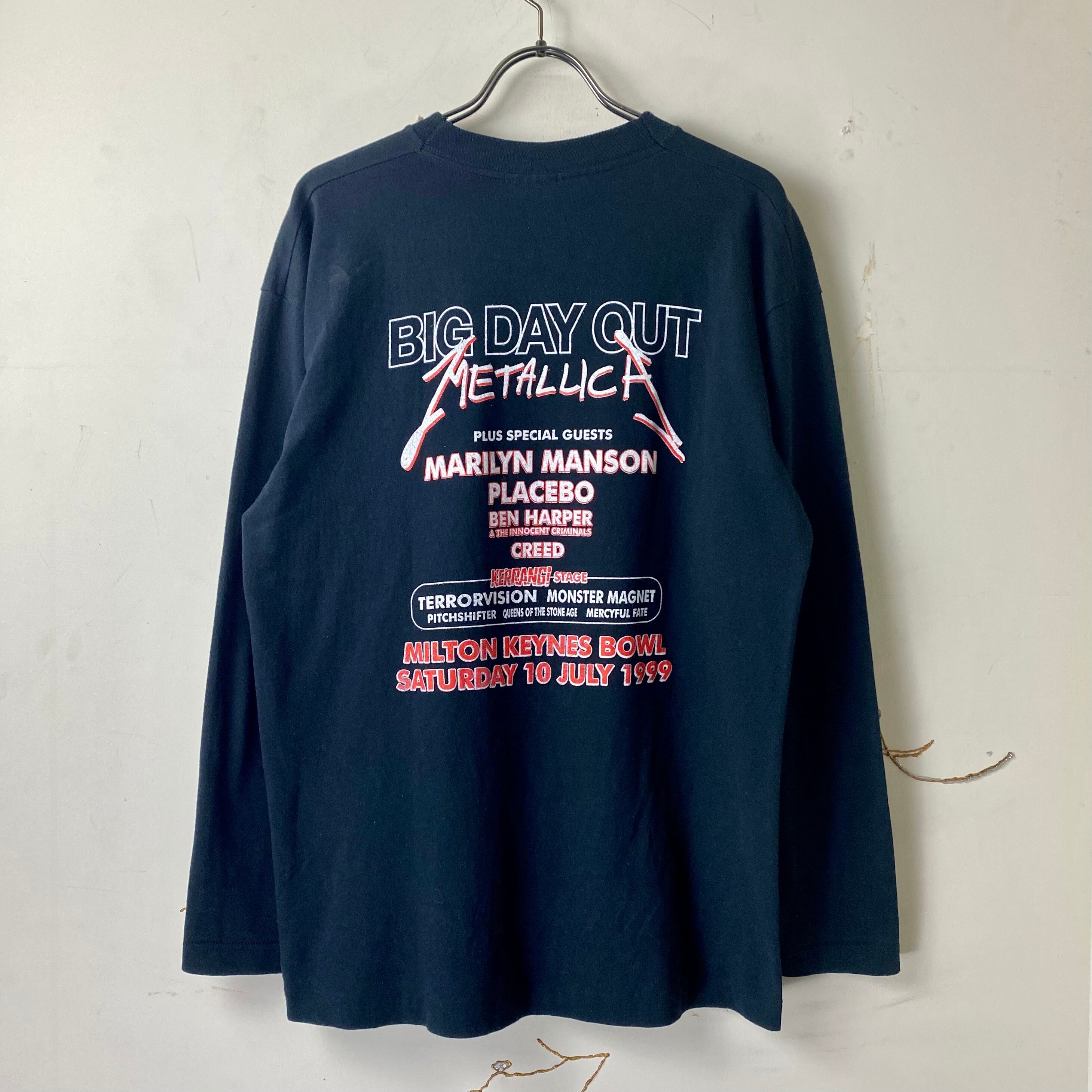 vintage 1990's MARILYN MANSON long sleeves music tee “BIG DAY OUT