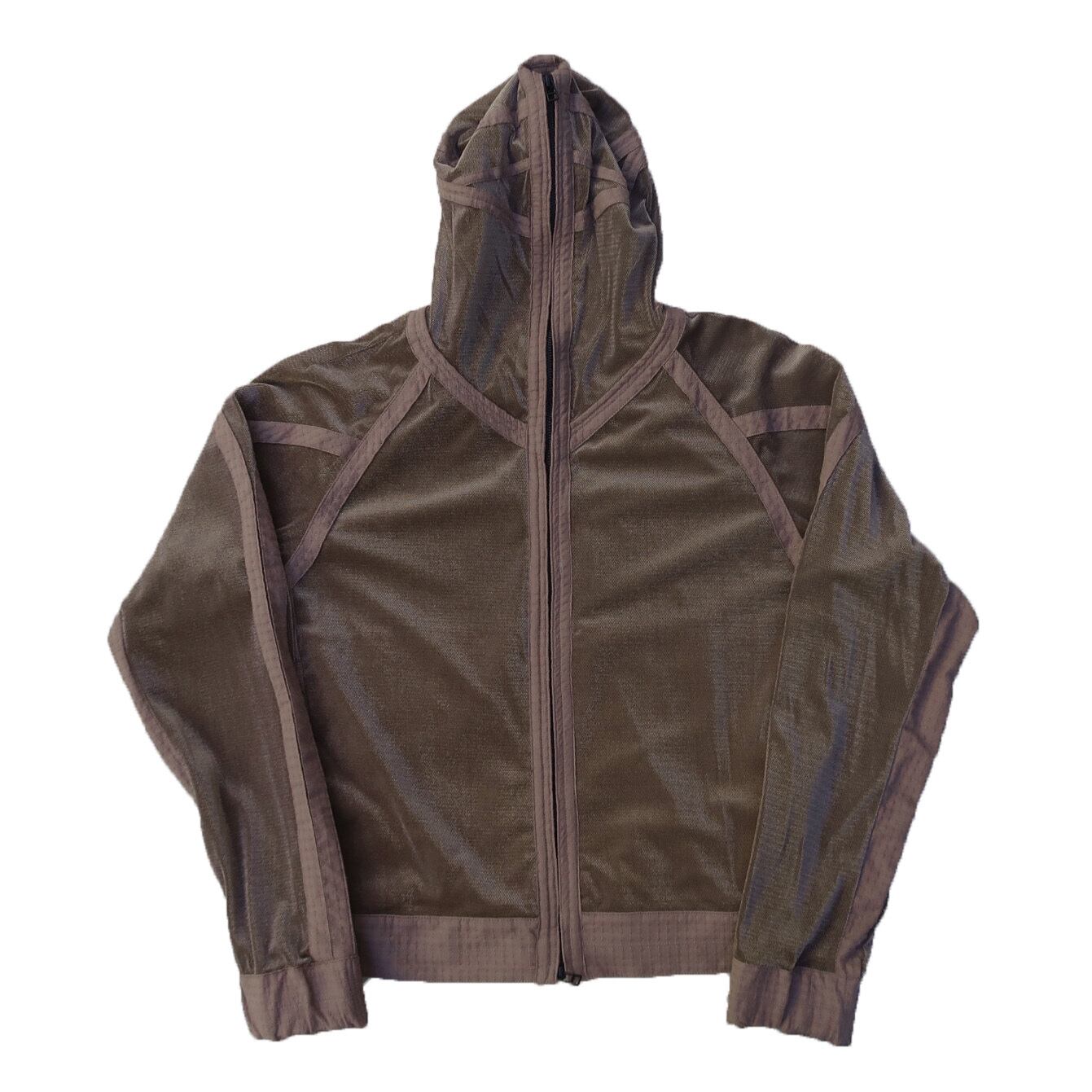 【JIAN YE】25SS MESH HOODIE 参 JIAN YE 25SS MESH HOODIE 参 (Brown) | Moore