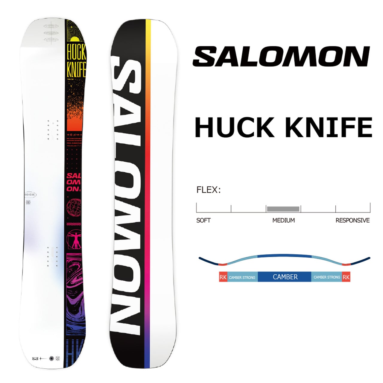 23-24年モデル SALOMON .『 HUCK KNIFE 』. サロモン . ハックナイフ