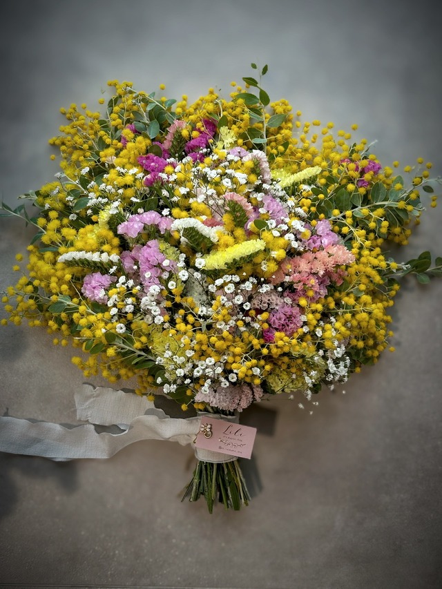 お花の絨毯スワッグ