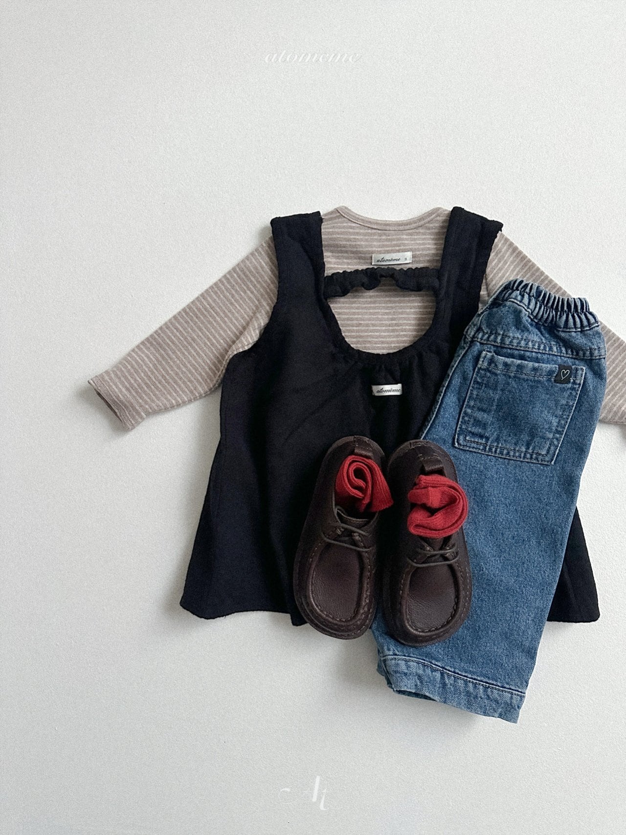 【即納】Iro  stripe T-shirts / atomeme