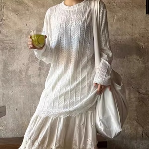 レースニットトップス ・20573