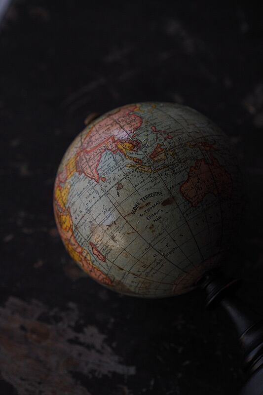 小さな地球儀-antique globe objet | アンティーク.ヴィンテージ家具