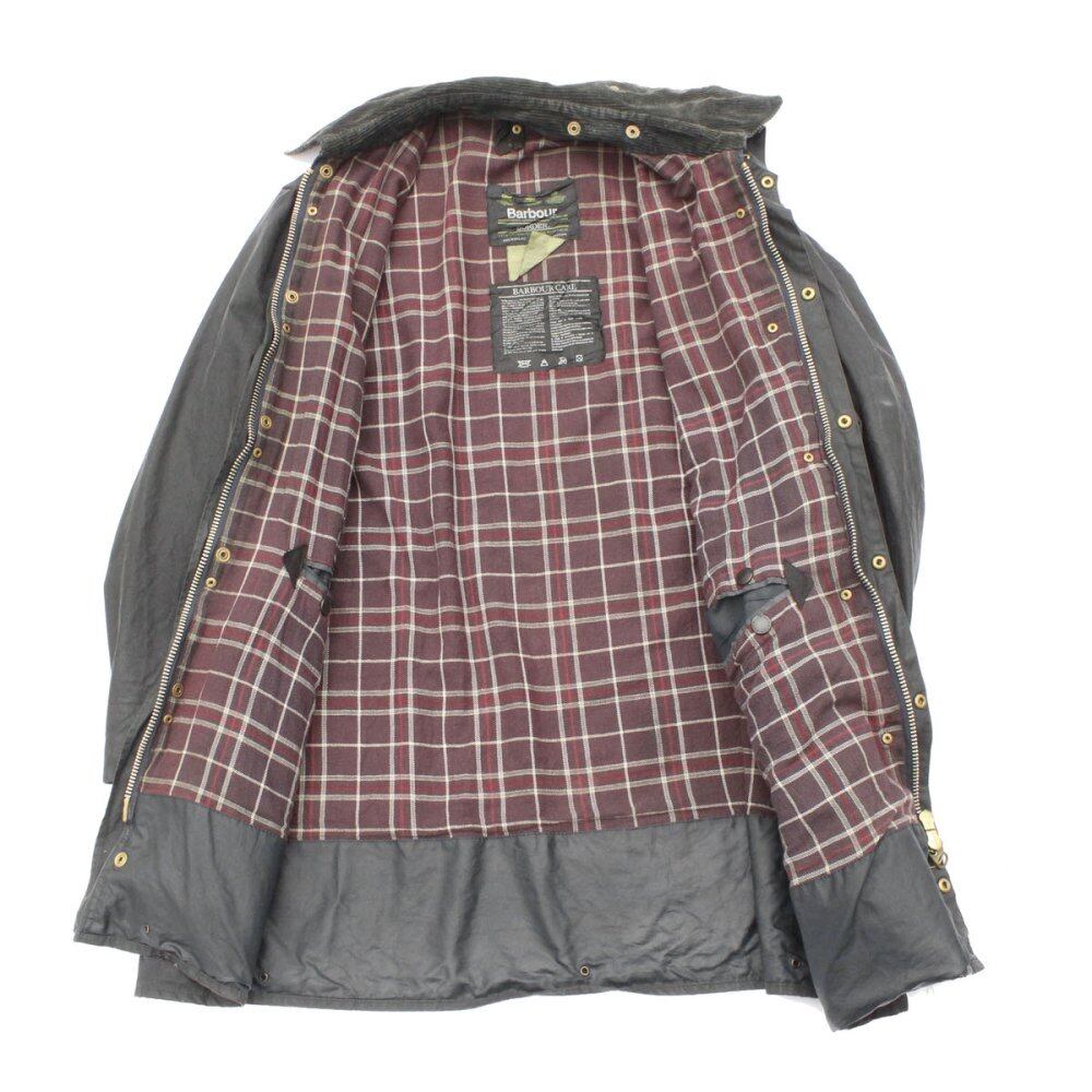 Vintage Barbour border waxed cotton jacket [Barbour BORDER Vintage Barbour border waxed cotton jacket [Barbour BORDER