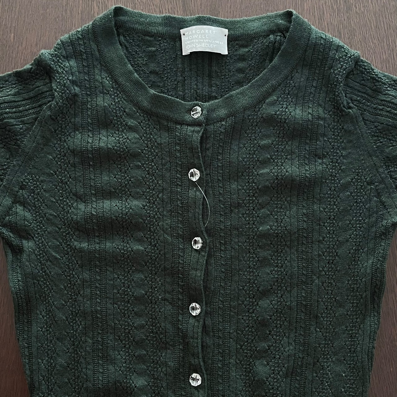 margaret howell “by johnsmedley ladies wool cardigan” ジョン 