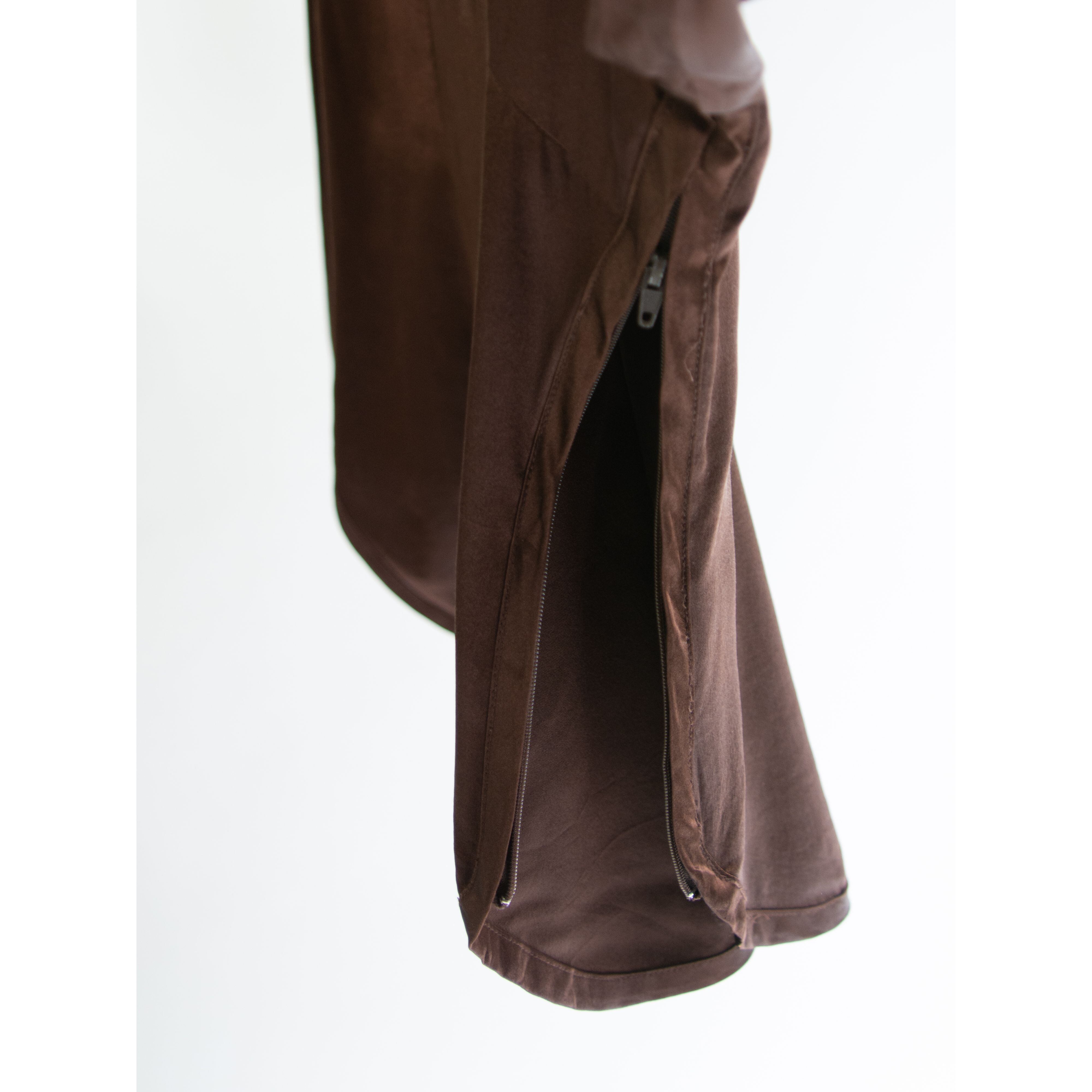 【EQUIPMENT】90's Silk-Polyurethane pullover blouse(エキプモン ストレッチシルクプルオーバーブラウス シャツ)11c