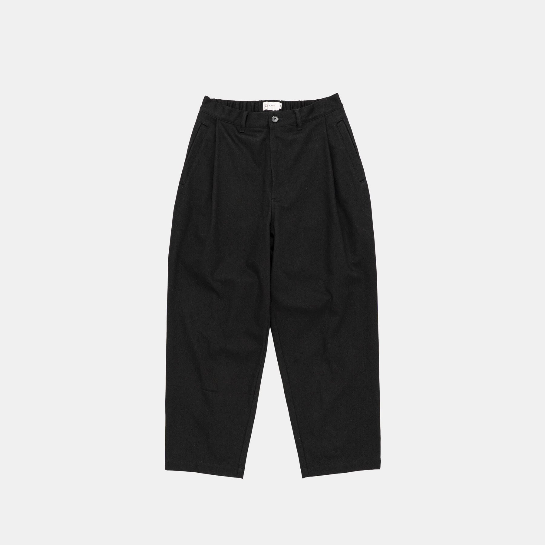 STILL BY HAND -Wide tapered trousers - / PT07254 / スティルバイ
