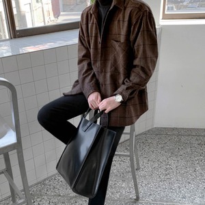 厚手チェックシャツ　MT0080006