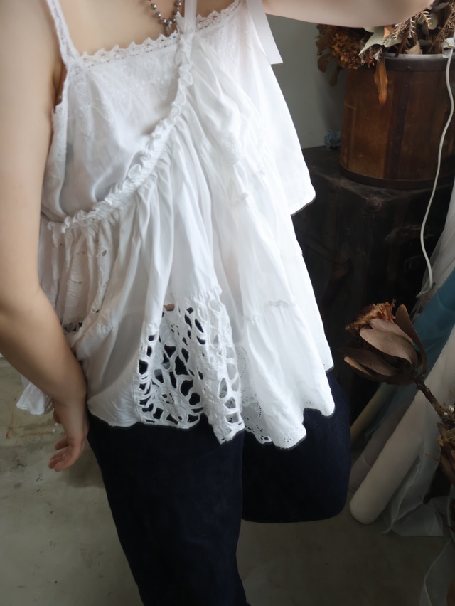 Cotton lace wrap skirt 2