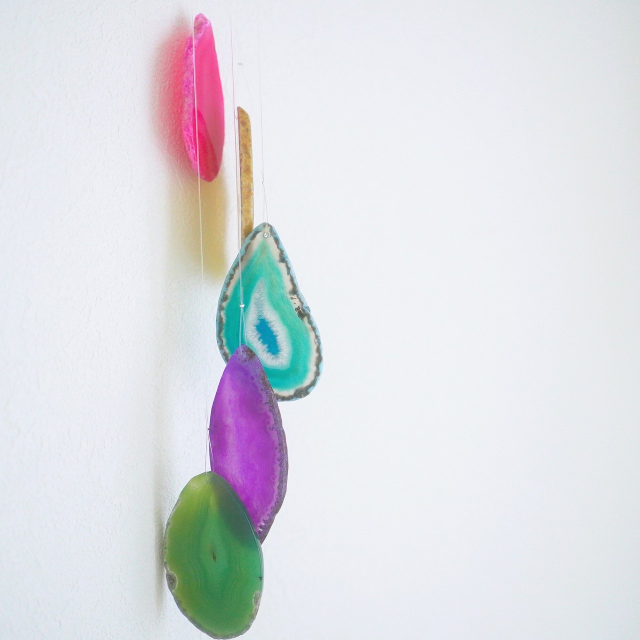 Vivid Rainbow 13 - アゲートヒーリングチャイム / Agate Sun Catcher Wind Chime 514