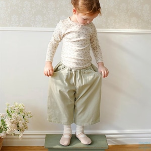 «即納»クリーム　L(105-113 サイズ)«Mardi Amber» Aron cropped pants アロン八分丈パンツ