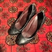 CHANEL COCO MARC CHARM MATELASSE LEATHER HEEL PUMPS/シャネルココマークチャームマテラッセレザーヒールパンプス