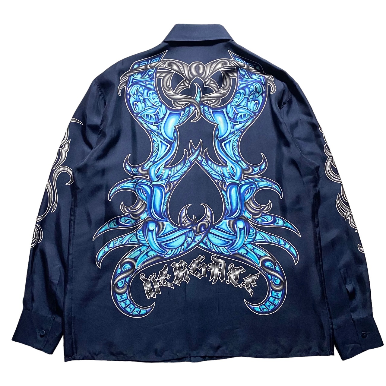 vintage GIANNI VERSACE tribal pattern silk shirt