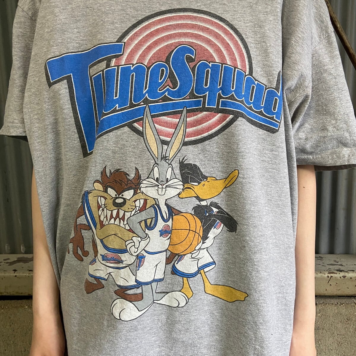SPACE JAM Tune Squad ルーニー・テューンズ キャラクター プリントT 
