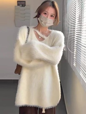 変形シャギーニット AJ222-6238