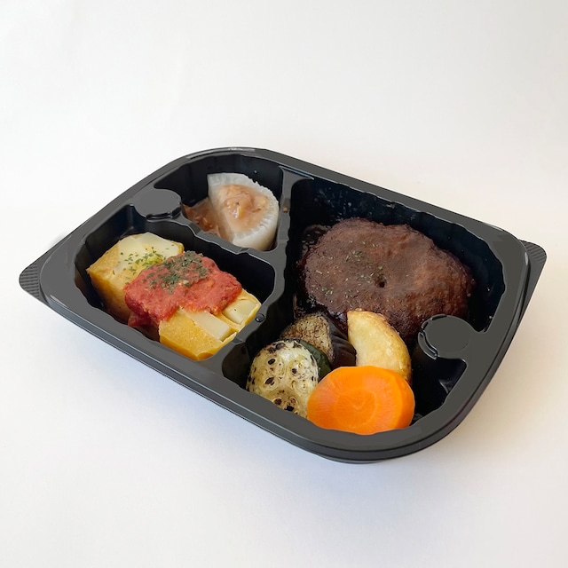 【鹿バーグの赤ワインソース冷凍弁当】三重県産 天然鹿『芭蕉鹿』ジビエ アスリート弁当　バルクアップ