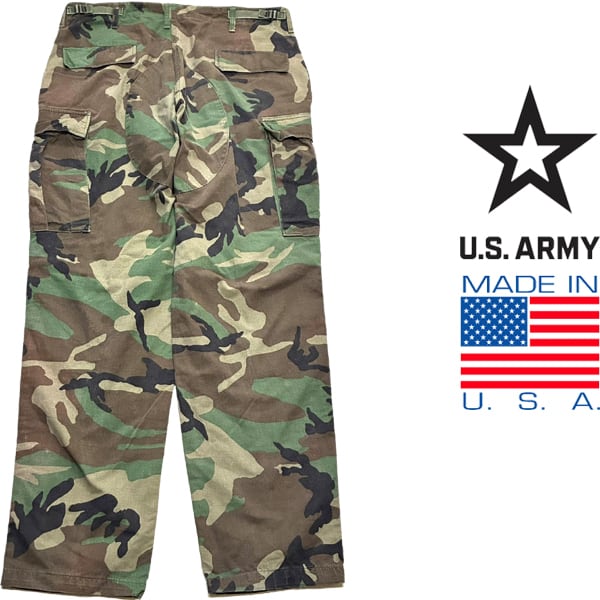 1点物◇実物アメリカ軍ウッドランド迷彩柄カーゴパンツ古着メンズXL